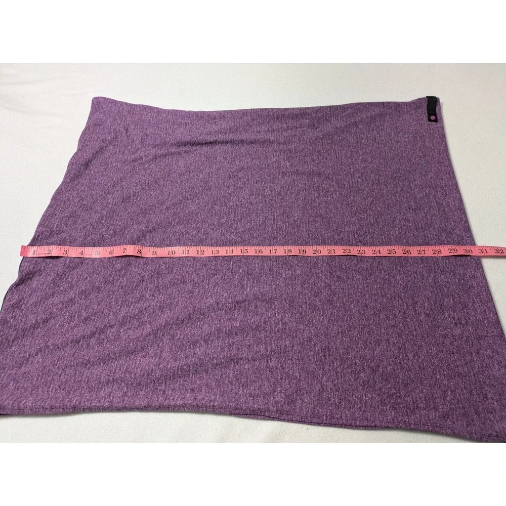 Lululemon Vinyasa Scarf Wrap Infinity Convertible Snap Purple Stripe 60